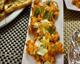 A picture of step 6 of Dynamite Prawns.