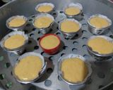 Foto langkah ke 8 dari resep Kue moho kue mangkok ubi jalar bolu kukus mekar ubi tanpa mixer.