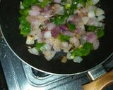 A picture of step 4 of Mushroom chilli.