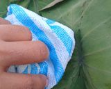 A picture of step 2 of Colocasia Leaves/Patod/Patra/Arbi ke patte.