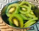 A picture of step 2 of Eggless: Kiwi Upside-Down Cake.