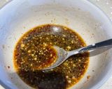 A picture of step 1 of One Pot Pork & Pepper Stir Fry in a Honey Sauce.