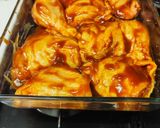 Une image de l'étape 3 de Poulet sauce barbecue et gratin de pomme de terre.