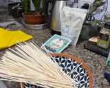 Foto del paso 1 de la receta: Tallarines con langostinos y hongos