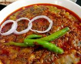 A picture of step 3 of Panchbhel dal.