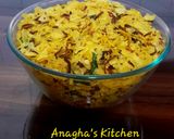 A picture of step 8 of Poha Namkin (पोहा चिवडा).