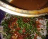 A picture of step 5 of Chana chat🍽😋.