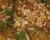 A picture of step 6 of Methi daal.