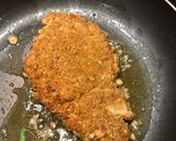 A picture of step 6 of Colombia: Breaded pork cutlet.