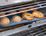 A picture of step 2 of Sorghum Cupcakes in the Charcoal Oven.