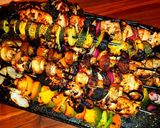 A picture of step 11 of Mike's Chicken Kabobs With Tatziki Sauce & Naan Bread.