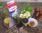 Foto del paso 1 de la receta: Salmón con salsa de mostaza y papines al vapor