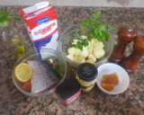 Foto del paso 1 de la receta: Salmón con salsa de mostaza y papines al vapor