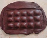 A picture of step 17 of Chocolate Ravioli with Khoya Filling.