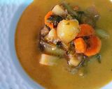 Foto del paso 10 de la receta Sopa crema de verduras y hortalizas al curry amarillo hindú