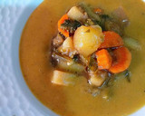 Foto del paso 10 de la receta: Sopa crema de verduras y hortalizas al curry amarillo hindú