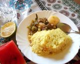 A picture of step 9 of Tumeric rice.