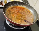 A picture of step 4 of Pulihora.