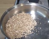 A picture of step 1 of Cranachan.