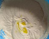 A picture of step 5 of Orange vanilla cake #4weekschallenge.