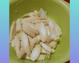 Foto langkah ke 2 dari resep Tumis cumi asin cabe hijau dan jagung.