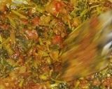 A picture of step 6 of Thotakura Tomato Curry.