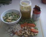 Foto del paso 3 de la receta: Arroz seco de verduras con caldo de cocido