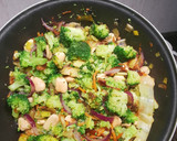 Foto del paso 3 de la receta: Fideos con verduras y almendras