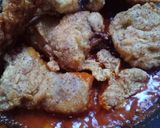 Foto langkah ke 9 dari resep Yangnyeom chicken (양념치킨) spicy korean fried chicken.