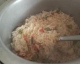 A picture of step 6 of Kunwara chawal.