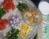 A picture of step 1 of Tri Colour Pasta Salad.