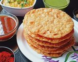 A picture of step 2 of Dal pakwan.