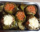 Foto del paso 6 de la receta: Alcachofas rellenas de carne y queso