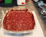 Foto del paso 5 de la receta: Tarta individual de plátano y chocolate con proteína de cacahuete en polvo