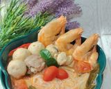 Gambar langkah 4 resipi Bihun Tom Yam.