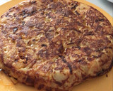Foto del paso 6 de la receta: Tortilla con chistorra, bacon y queso🥔