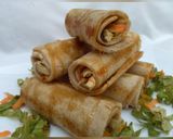 A picture of step 13 of Chicken vegetables Bread rolls.