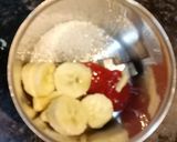 A picture of step 2 of Strawberry and Banana Milk Shake.