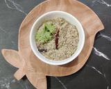 A picture of step 5 of Coconut peanut chutney.