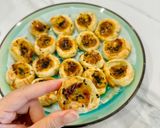 Hình bước làm 4 của món Bánh Paratha Cuộn Chuối Nướng bằng Nckd
