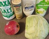 A picture of step 1 of Apple and cabbage salad.