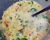 A picture of step 3 of Spanish Egg Omlette.
