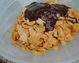 A picture of step 3 of Chocolate corn flakes.