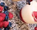 Une image de l'étape 5 de Flan coulis Framboises.