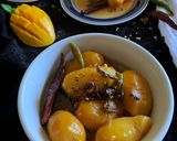 A picture of step 4 of Ripe Baby Mango Curry/ Gojju/ Humman.