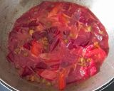 A picture of step 4 of Beetroot Tomato Curry.