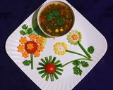 A picture of step 3 of Mixed Veg Soup.