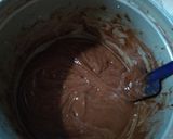 Foto langkah ke 4 dari resep Brownies magic com tanpa bp,soda kue,sp.