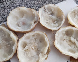 Foto del paso 3 de la receta: Patatas asadas rellenas de jamón serrano y queso gratinadas en airfryer