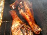 Applewood Smoked wings and turkey legs
